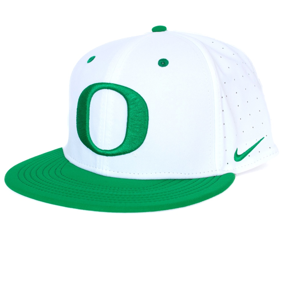 White Nike Aerobill Flat